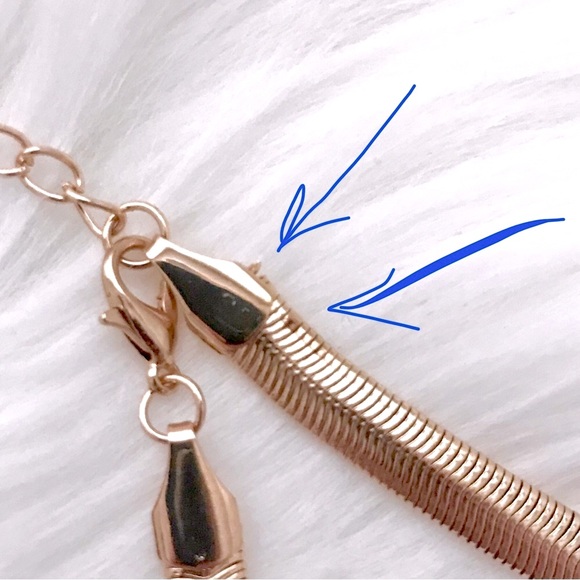 💜10/$25💜NEW Thick Flat Snake Chain Anklet - Picture 8 of 9